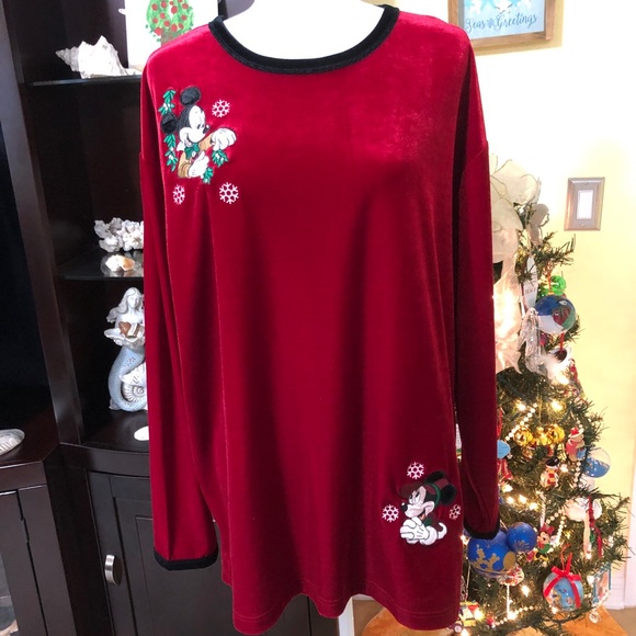 velvet christmas tops